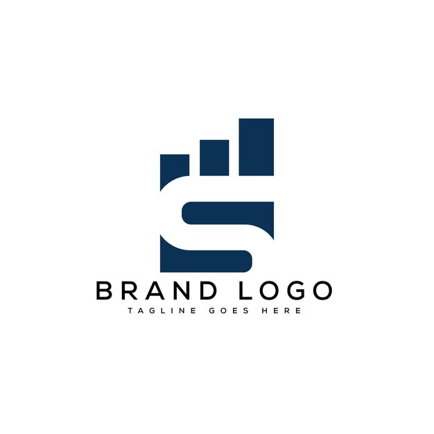 Logotipos vectoriales creativos con la letra S