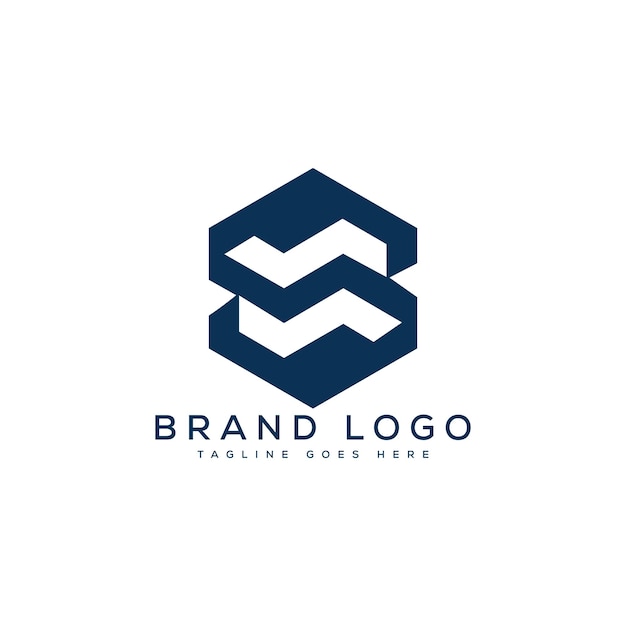 Logotipos vectoriales creativos con la letra S