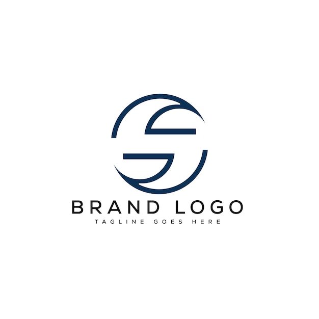 Logotipos vectoriales creativos con la letra S
