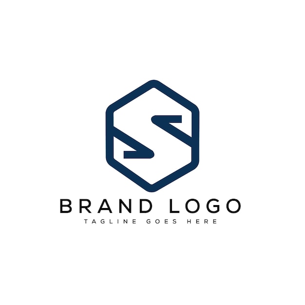 Logotipos vectoriales creativos con la letra S