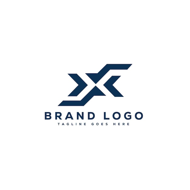 Logotipos vectoriales creativos con la letra X