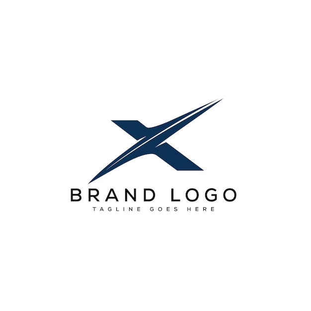 Logotipos vectoriales creativos con la letra X