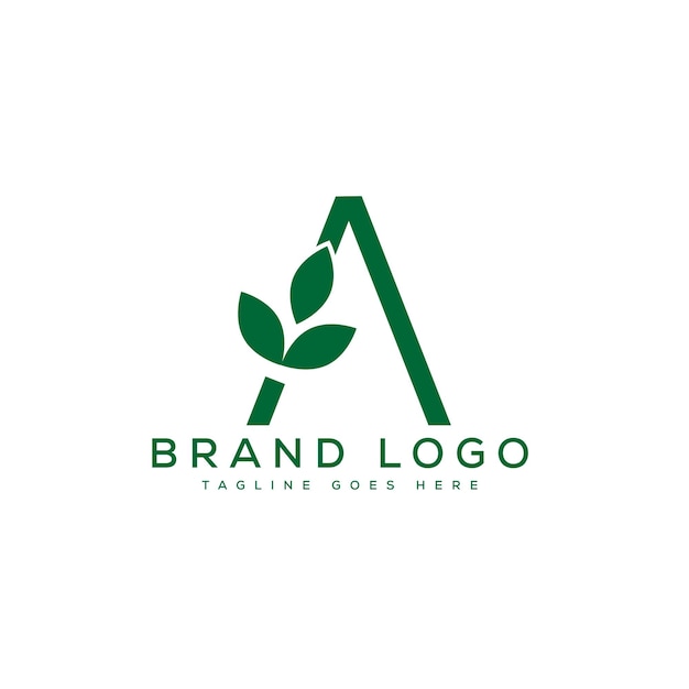 Logotipos vectoriales creativos con la letra A