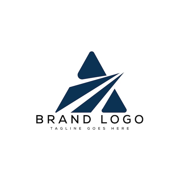 Logotipos vectoriales creativos con la letra A