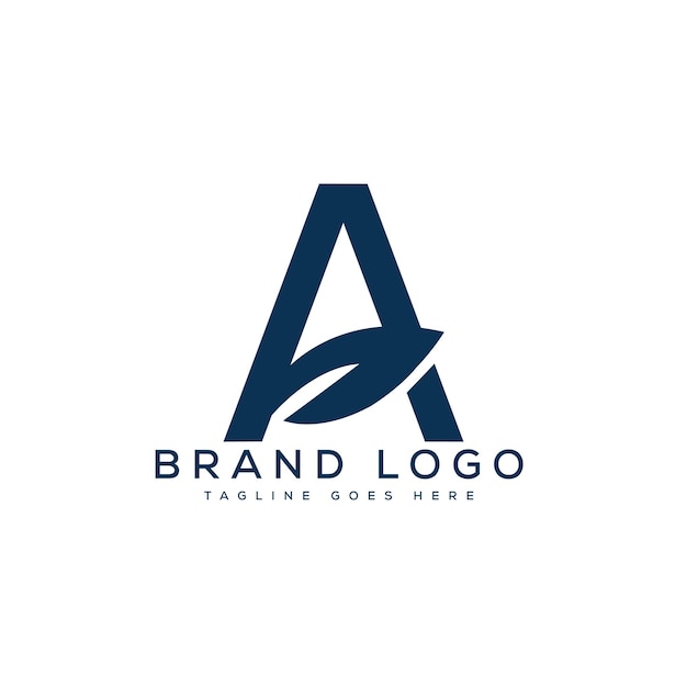 Logotipos vectoriales creativos con la letra A