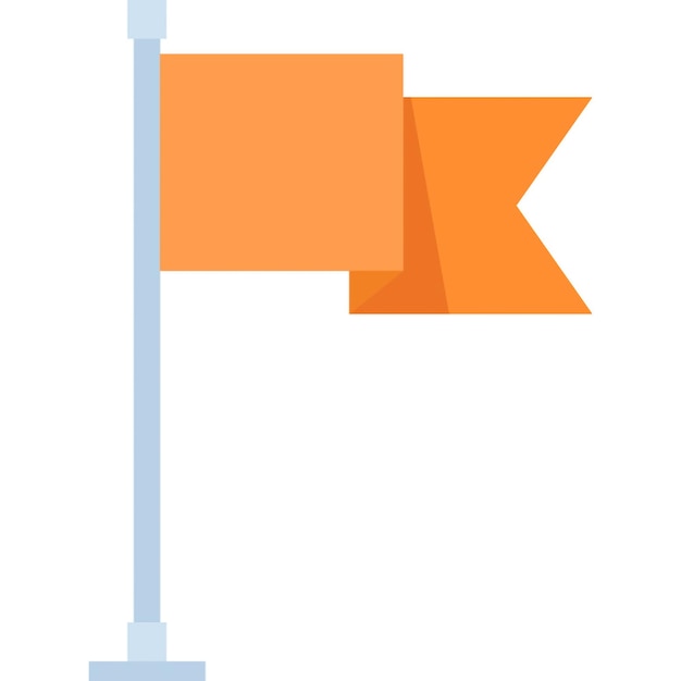 logro concepto de icono web plano