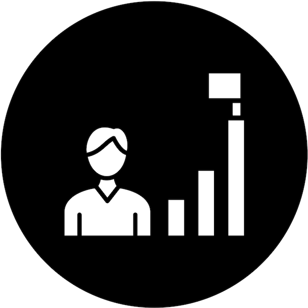 Logros de diseño vectorial Estilo del icono