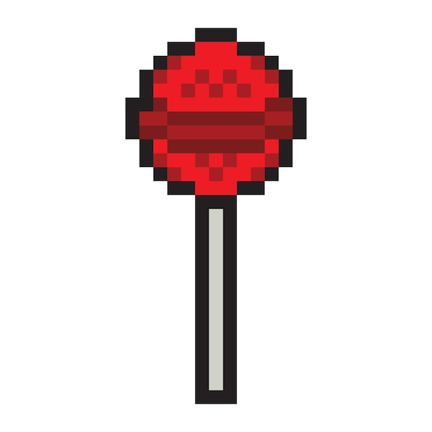 Lollipop con estilo de arte de píxeles