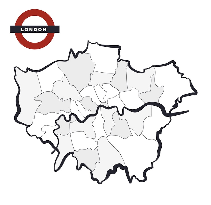Vector londres, reino unido