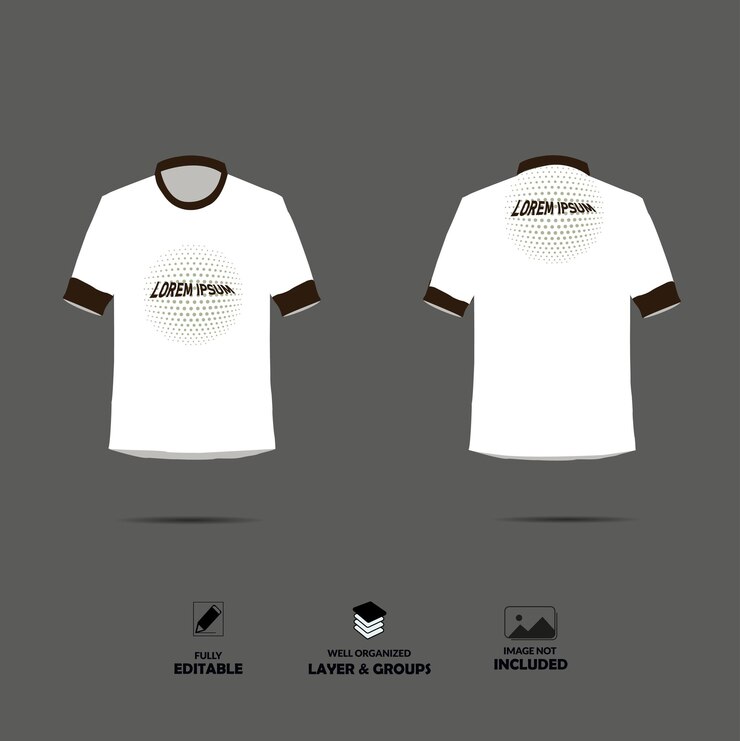 Lorem ipsum texto tipografía diseño impresiones de camiseta