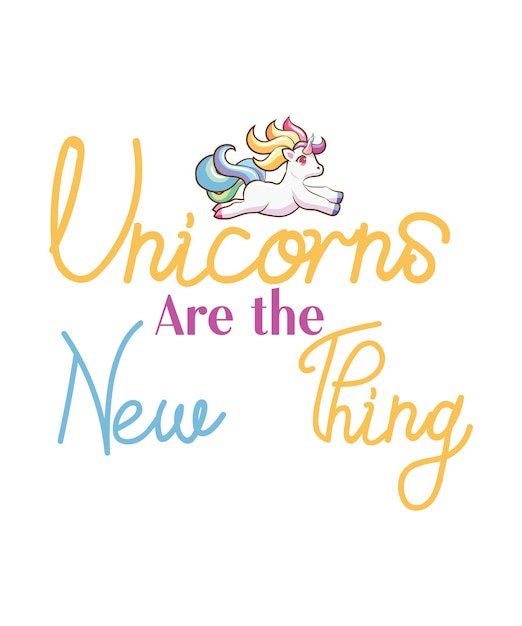 Vector los_unicornios_son_la_cosa_nueva