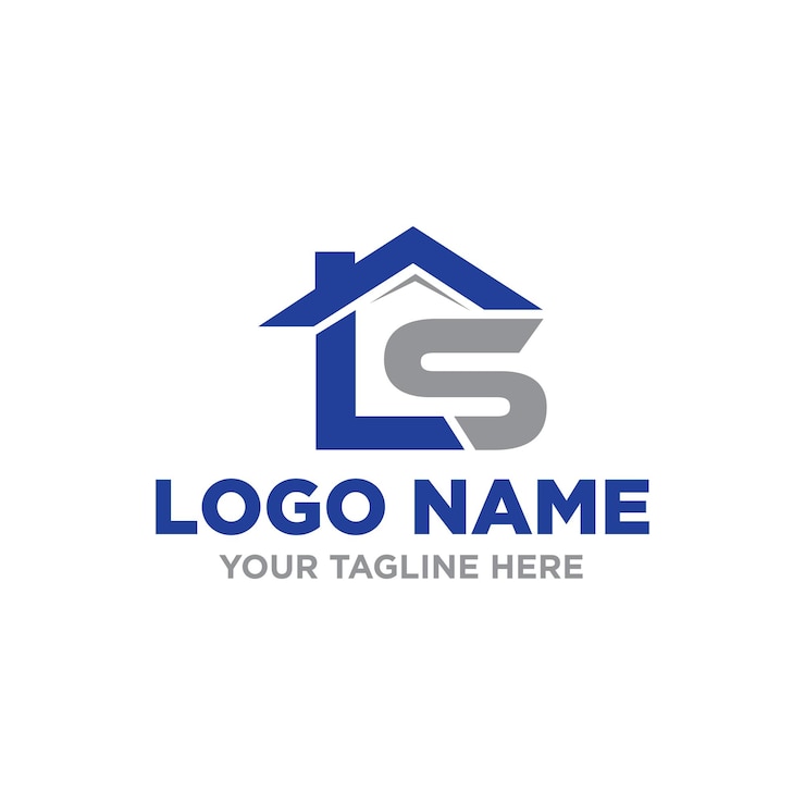 Vector lsrealestateandpropertylogodesignvector