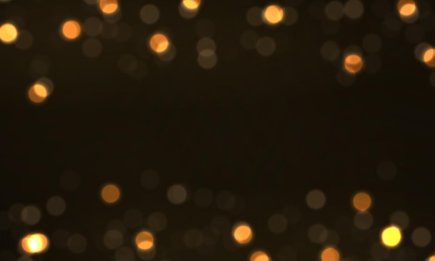 Vector luces de bokeh brillantes que brillan partículas de sol de estrellas chispas con efecto de destello de lente polvo de navidad