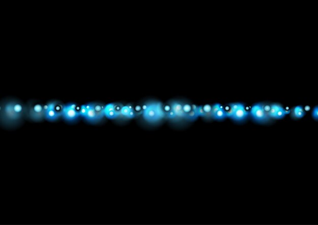 Luces brillantes azules brillantes fondo abstracto diseño gráfico vectorial