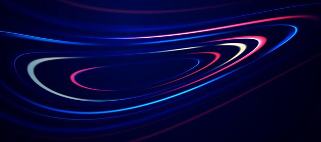 Luces brillantes de colores de fondo abstracto vectorial
