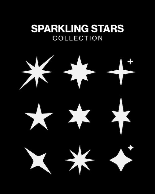 Las luces brillantes y las estrellas