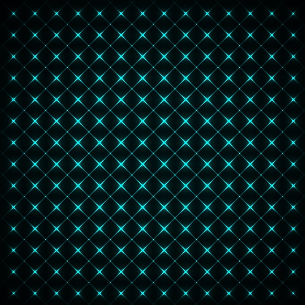 Luces de forma abstracta sobre fondo oscuro