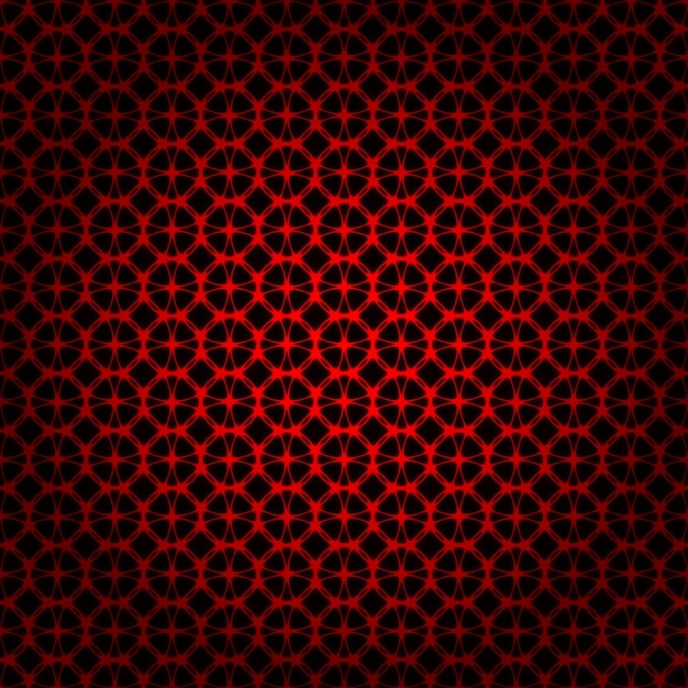 Luces de forma abstracta sobre fondo oscuro