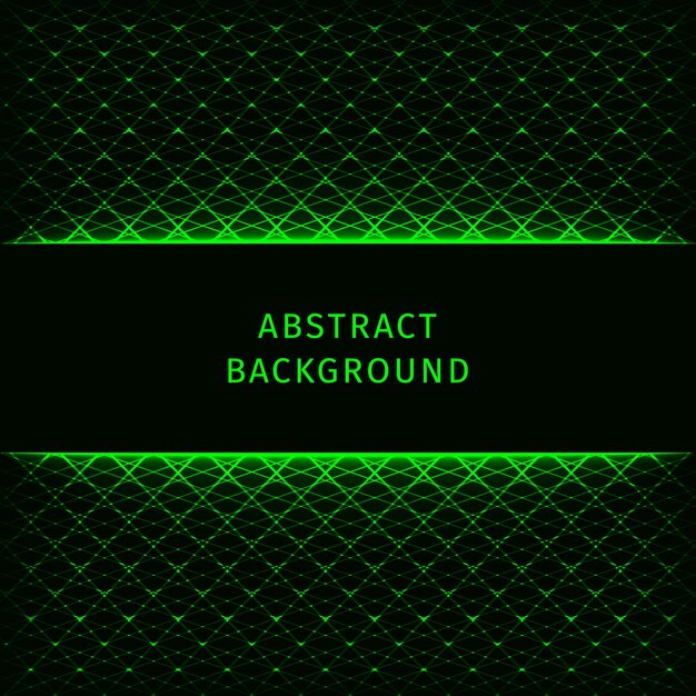 Luces de forma abstracta sobre fondo oscuro