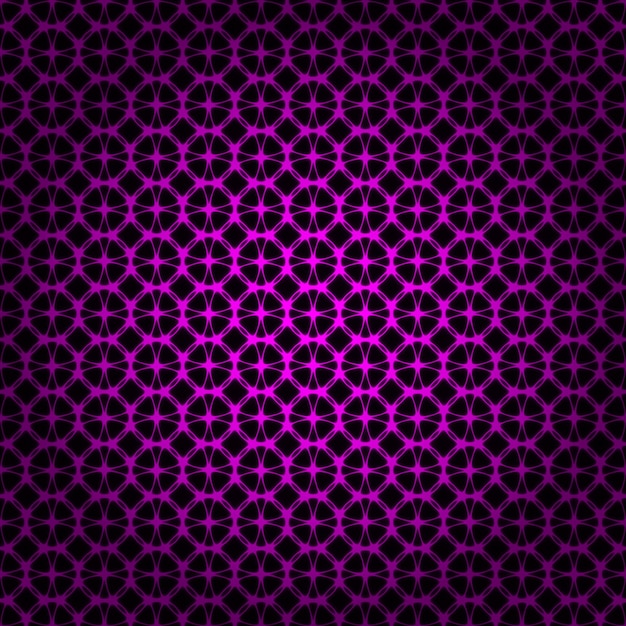 Luces de forma abstracta sobre fondo oscuro