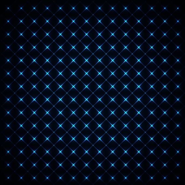 Luces de forma abstracta sobre fondo oscuro