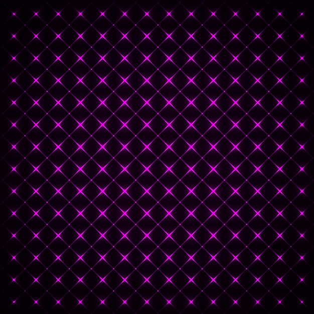 Luces de forma abstracta sobre fondo oscuro