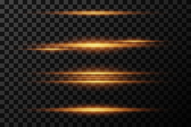 Las luces horizontales son rayos láser de luz, las rayas brillantes son un fondo brillante.