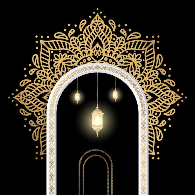 Las luces del Mandala del Arco de Ramadán