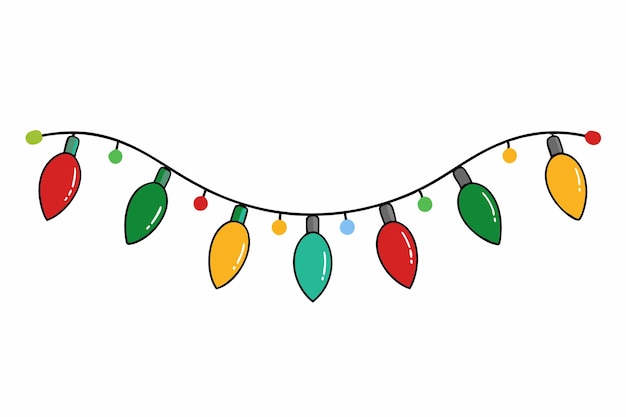 Luces de Navidad Luces de hadas de cuerda coloridas Decoración festiva de Navidad