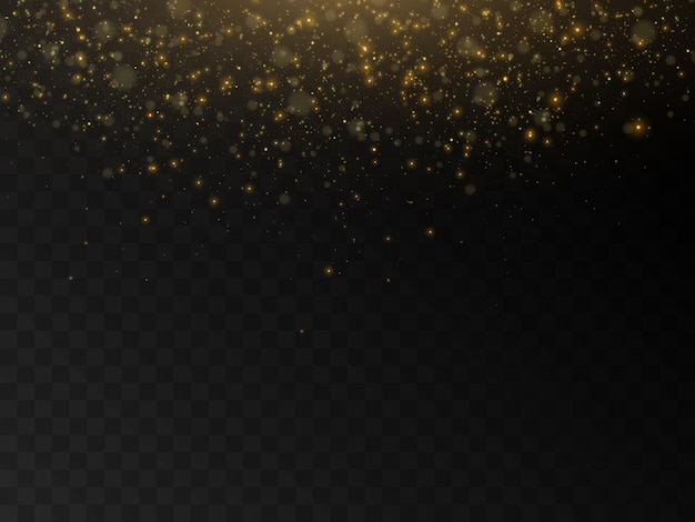Luces navideñas sobre un fondo transparente Muchas bombillas brillantesVector