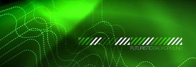Luces de neón brillantes fondo techno diseño papel tapiz moderno para su proyecto