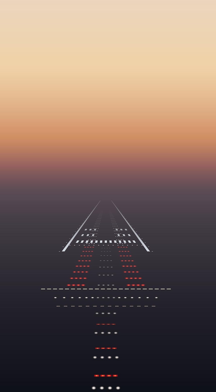 Vector luces de pista ilustración vectorial esbozo para la creatividad