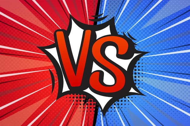 Lucha contra el fondo de cómics de dibujos animados Lucha de fondos de cómics diseño de estilo