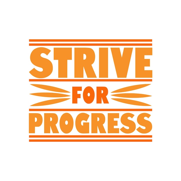 Lucha por el progreso Diseño de imágenes de fitness motivacional