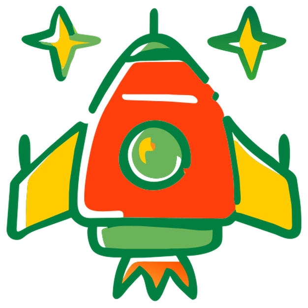 luchador de estrellas gordo mirando hacia arriba icono doodle offset llenar