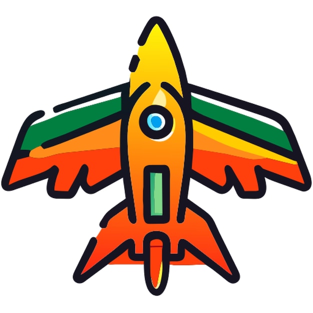 luchador de estrellas mirando hacia arriba como el icono del águila relleno de desplazamiento garabateado