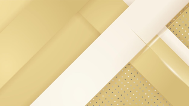 Lujo abstracto fondo blanco y dorado