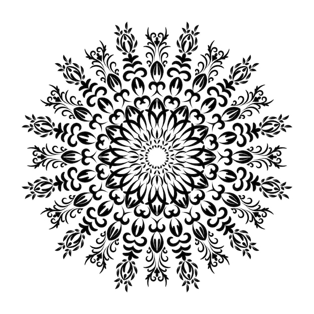 Lujo Diseño elegante y creativo de patrones de mandala