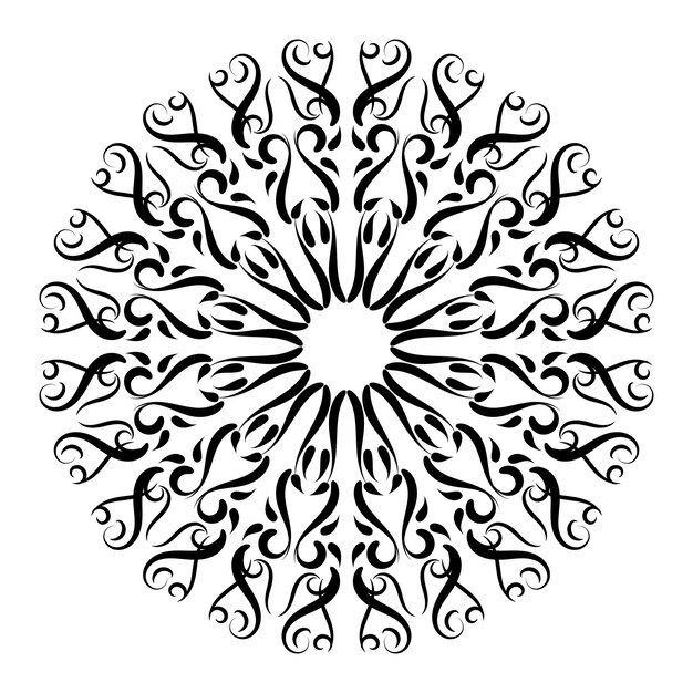 Lujo Diseño elegante y creativo de patrones de mandala
