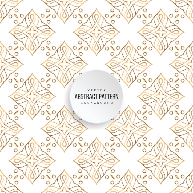 Lujo diseño de mandala ornamental fondo en color oro