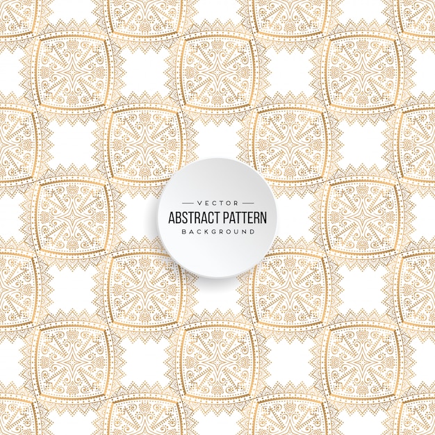 Lujo diseño de mandala ornamental fondo en color oro