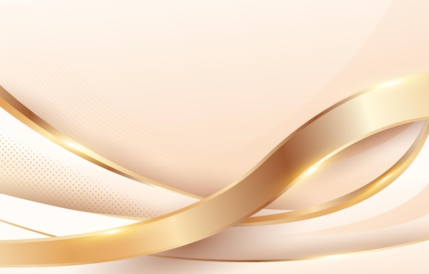 Lujo Elegante Fondo Blanco Dorado