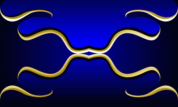 lujo con fondo de gradiente azul diseño moderno
