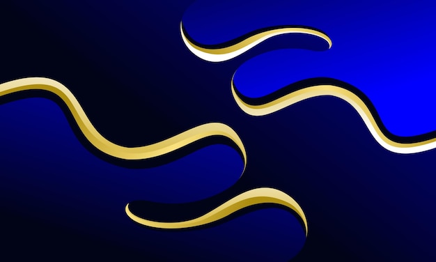 lujo con fondo de gradiente azul diseño moderno