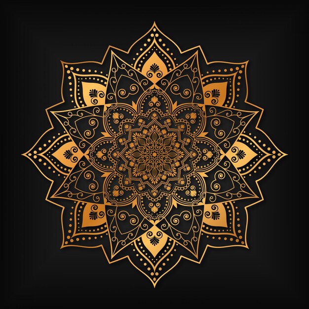 Lujo Golden Mandala Arabesco