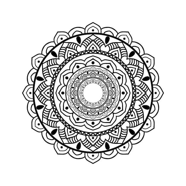 Lujo mandala diseño de fondo