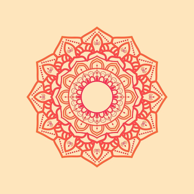 Lujo mandala diseño de fondo