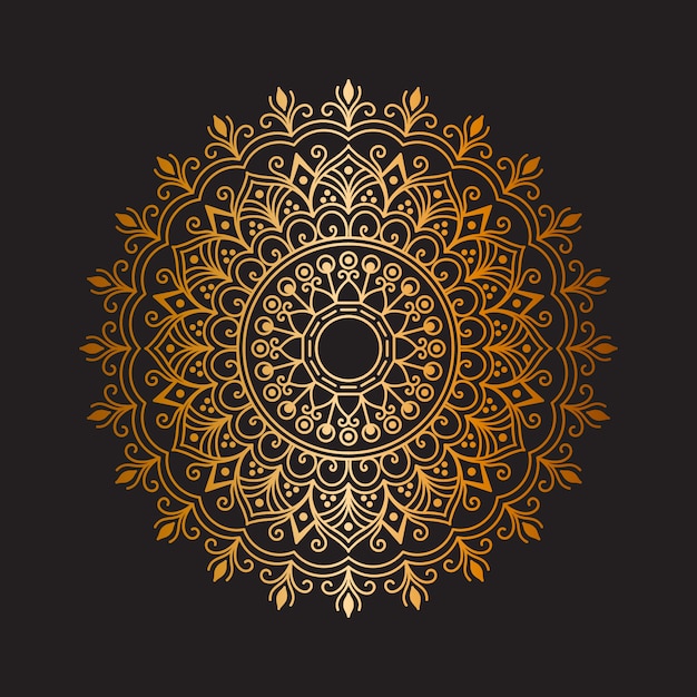 Vector lujo_mandala_fondo