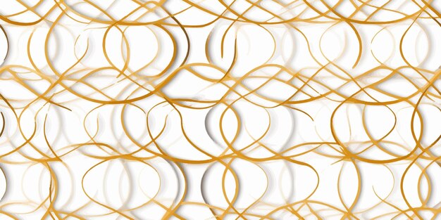 Lujo patrón de fondo de oro blanco línea geométrica sin costuras círculo vector de diseño abstracto