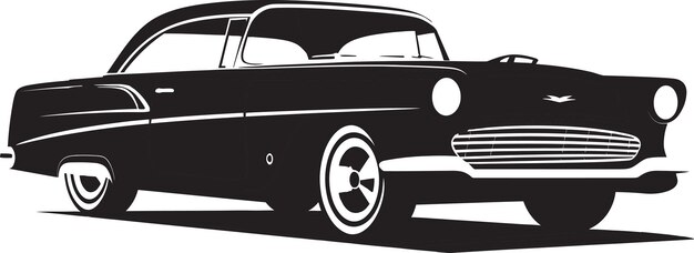 Vector lujo redefinido en vector una ilustración de un sedán negro que rezuma clase icono de automóvil negro premium en ve